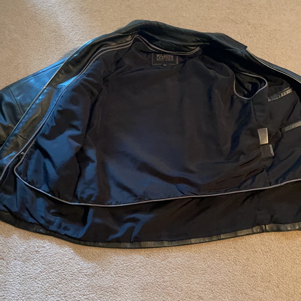 Wilson’s oversized vintage leather jacket bomber - Picture 8 of 14